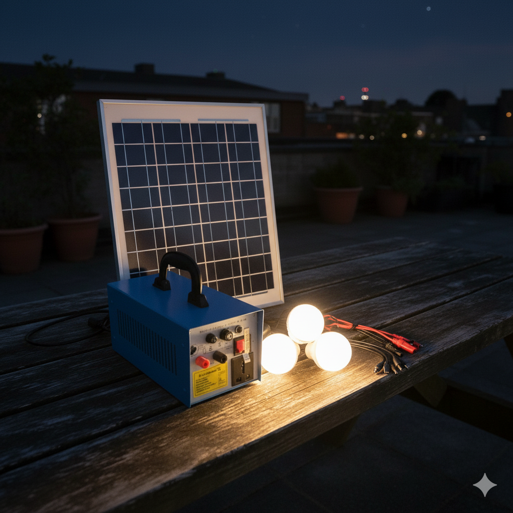 طقم الطاقة الشمسية 220فولط