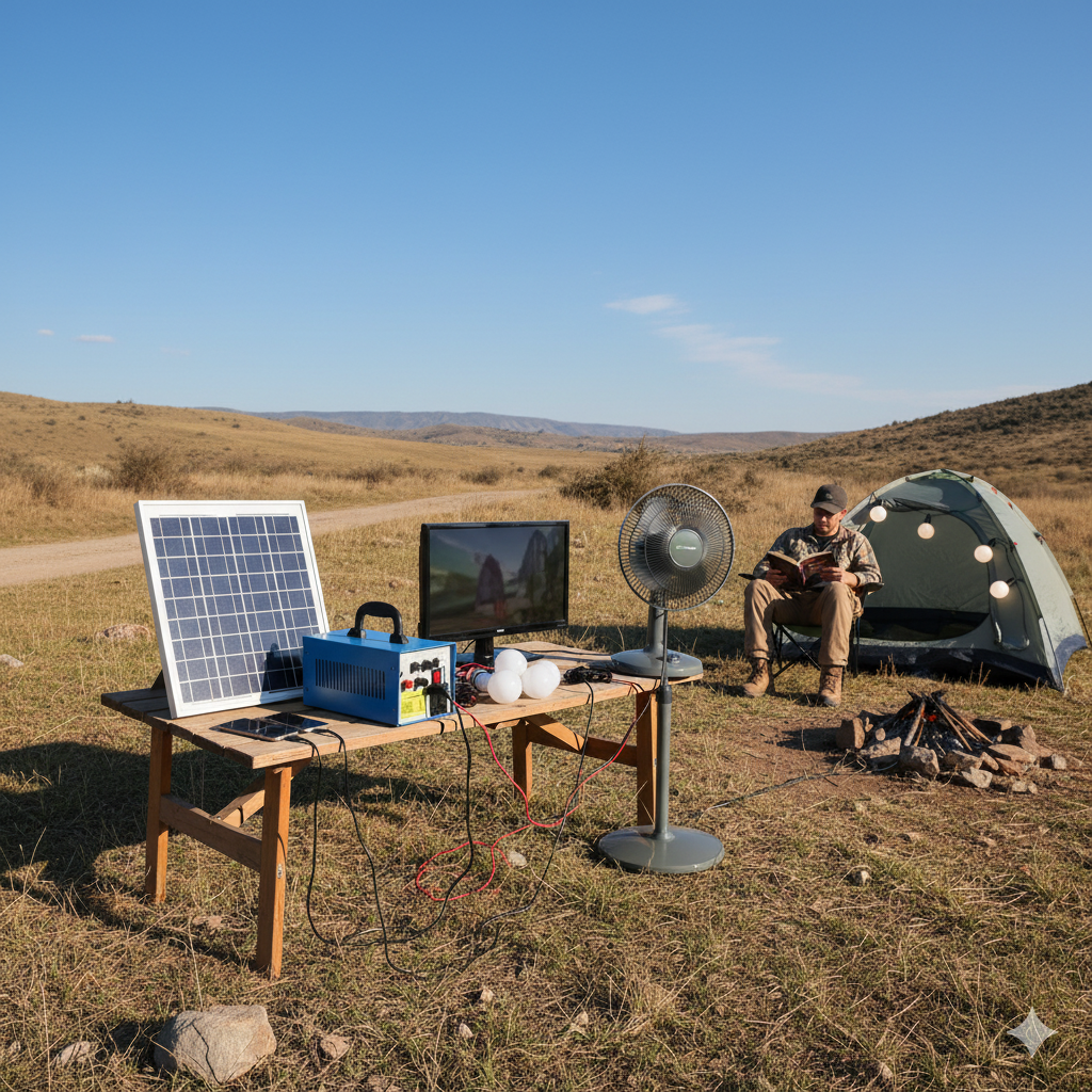 طقم الطاقة الشمسية 220فولط