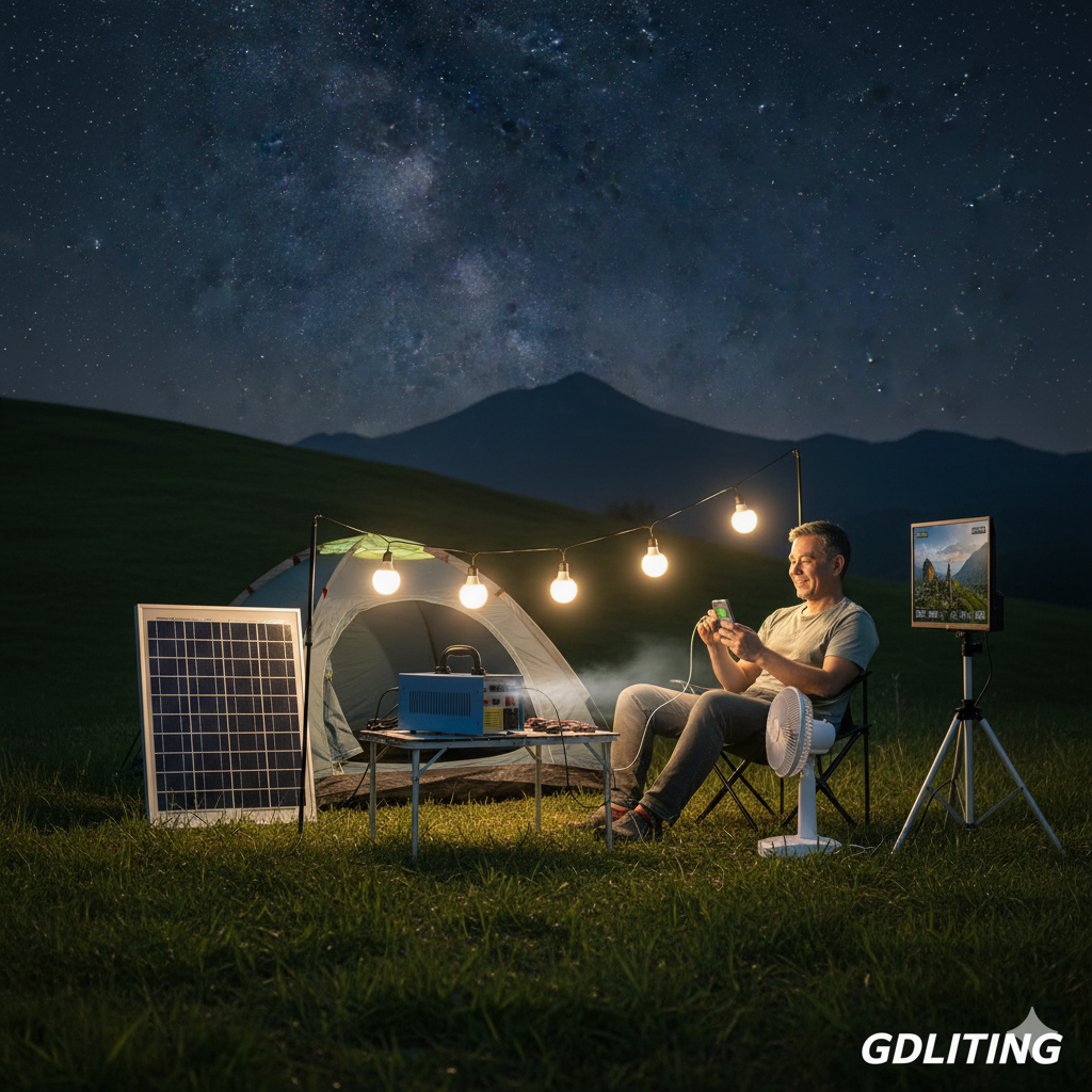 طقم الطاقة الشمسية 220فولط