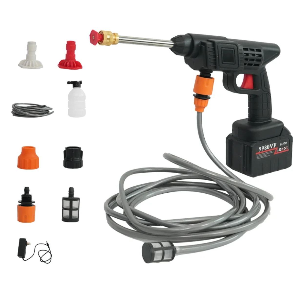 غاسل سيارة محمول قابل للشحن