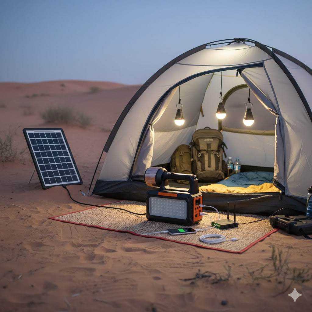 نظام إضاءة بالطاقة الشمسية قابل للشحن – EASY POWER EP-0118B