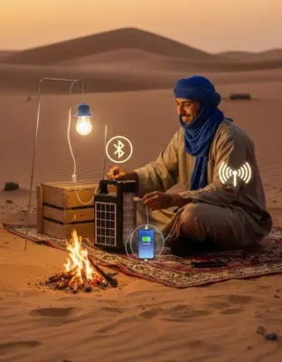 طقم  بالطاقة الشمسية متعدد الاستخدامات – KBroad KTS-2030